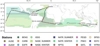 Patterns and Drivers of UV Absorbing Chromophoric Dissolved Organic Matter in the Euphotic Layer of the Open Ocean